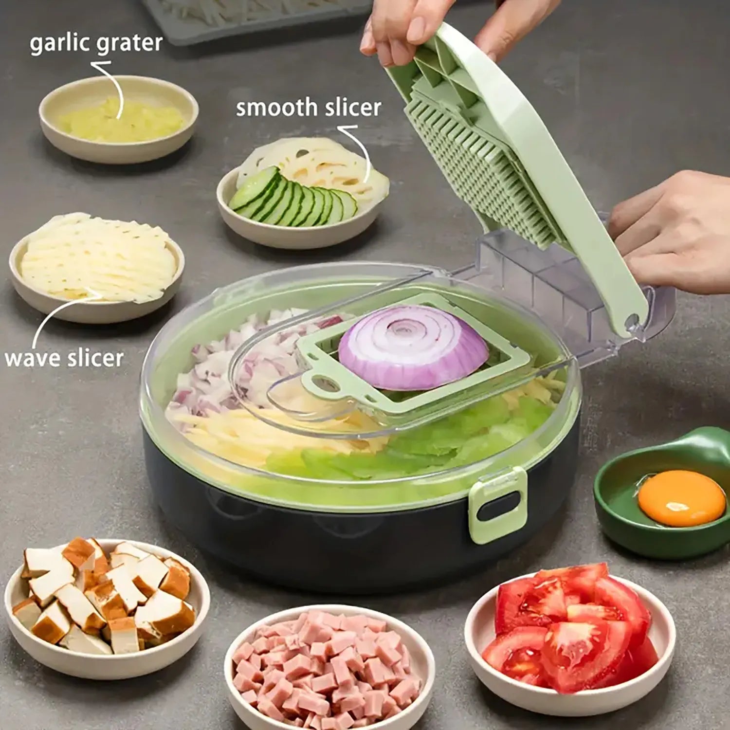 Cortador de verduras 9 en 1